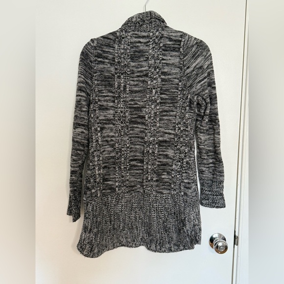 Woman’s Black and Gray Cardigan - Picture 3 of 3